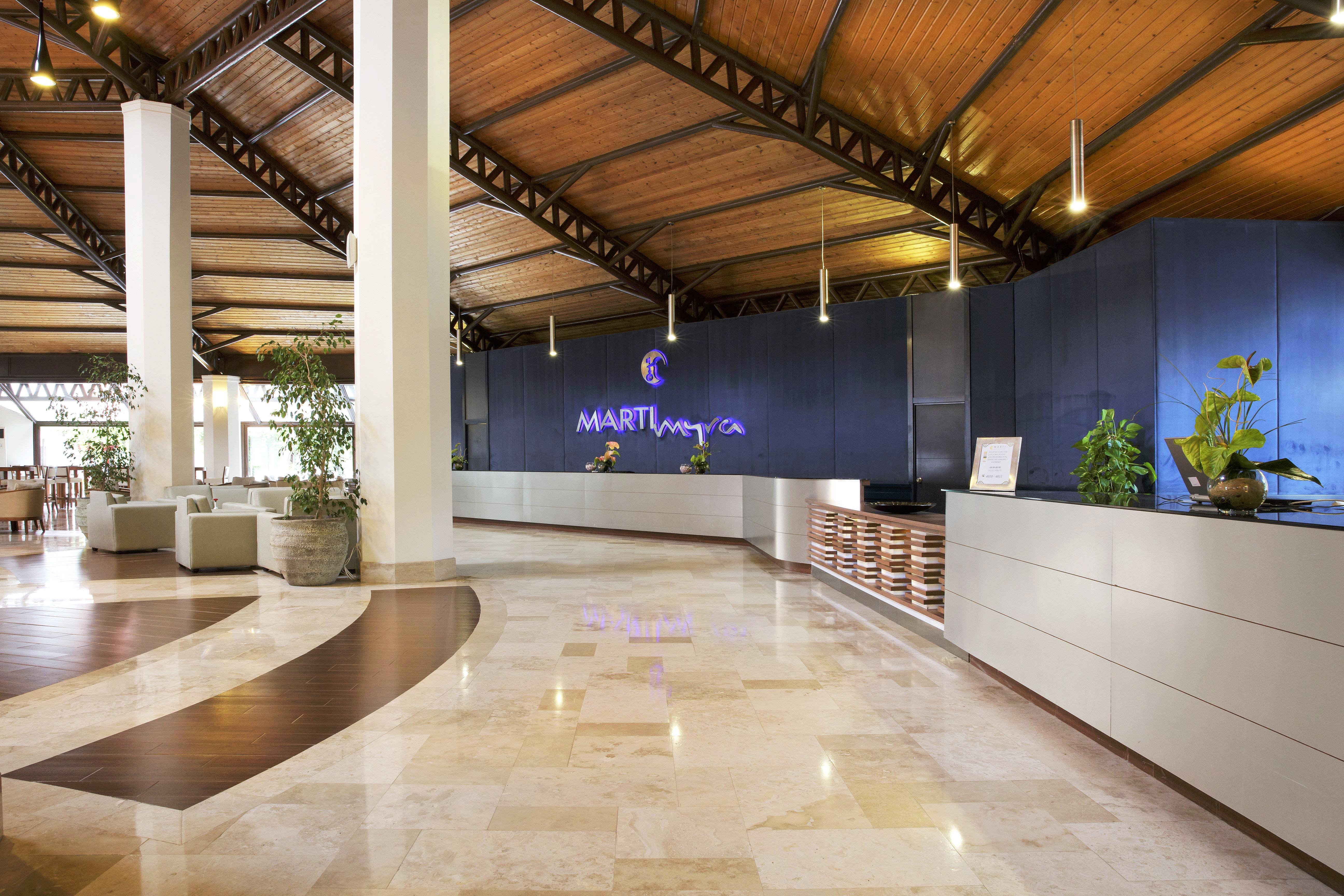 Marti Myra Hotel Tekirova Exterior foto Lobby of the hotel