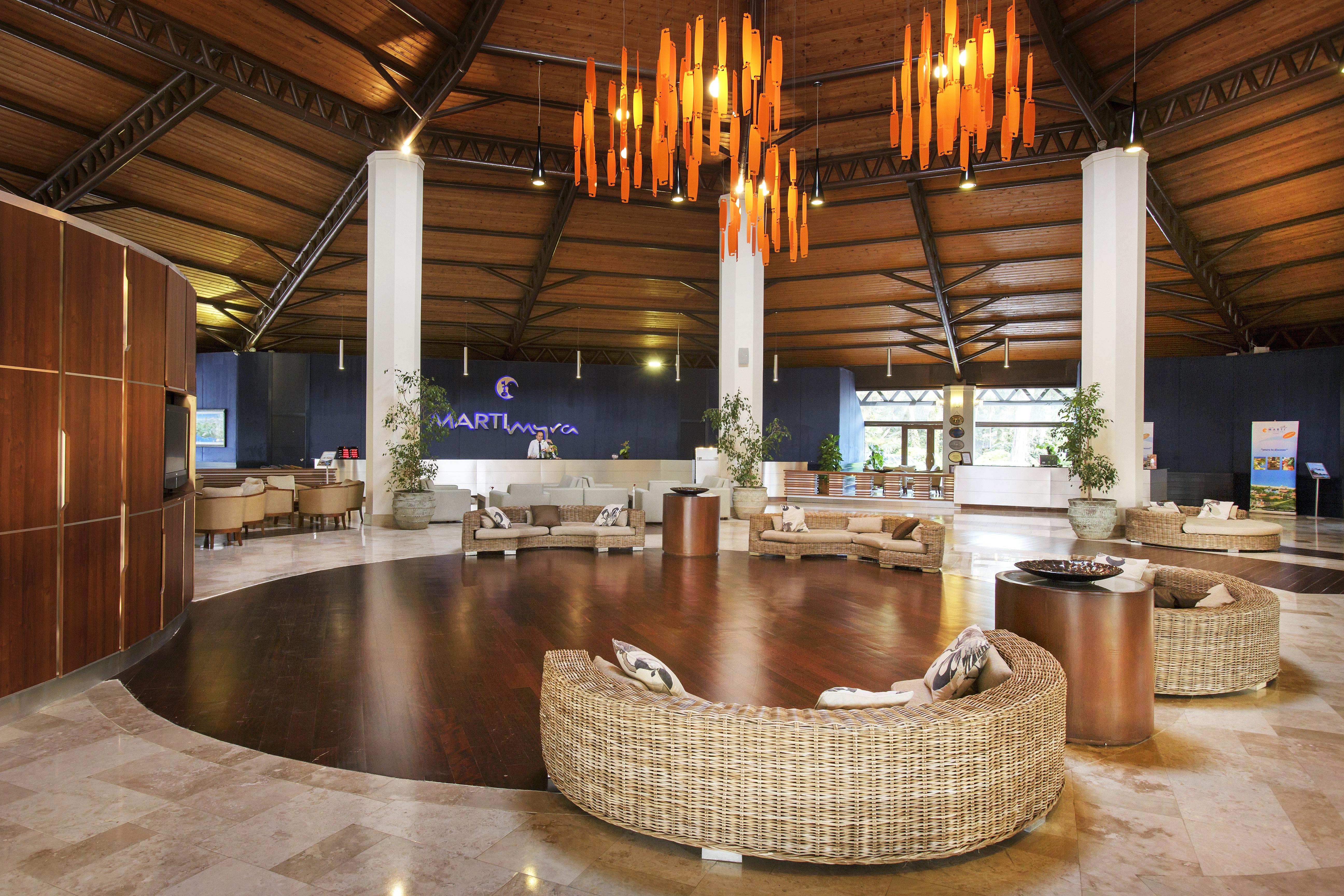 Marti Myra Hotel Tekirova Exterior foto Lobby