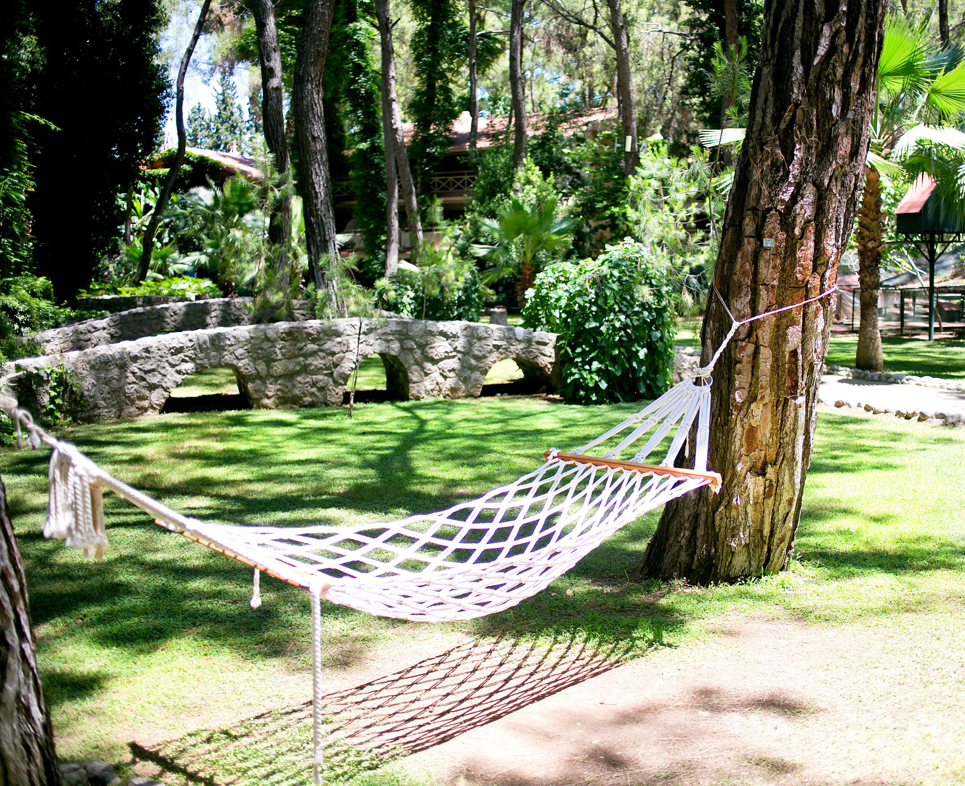 Marti Myra Hotel Tekirova Exterior foto Hammock in the garden